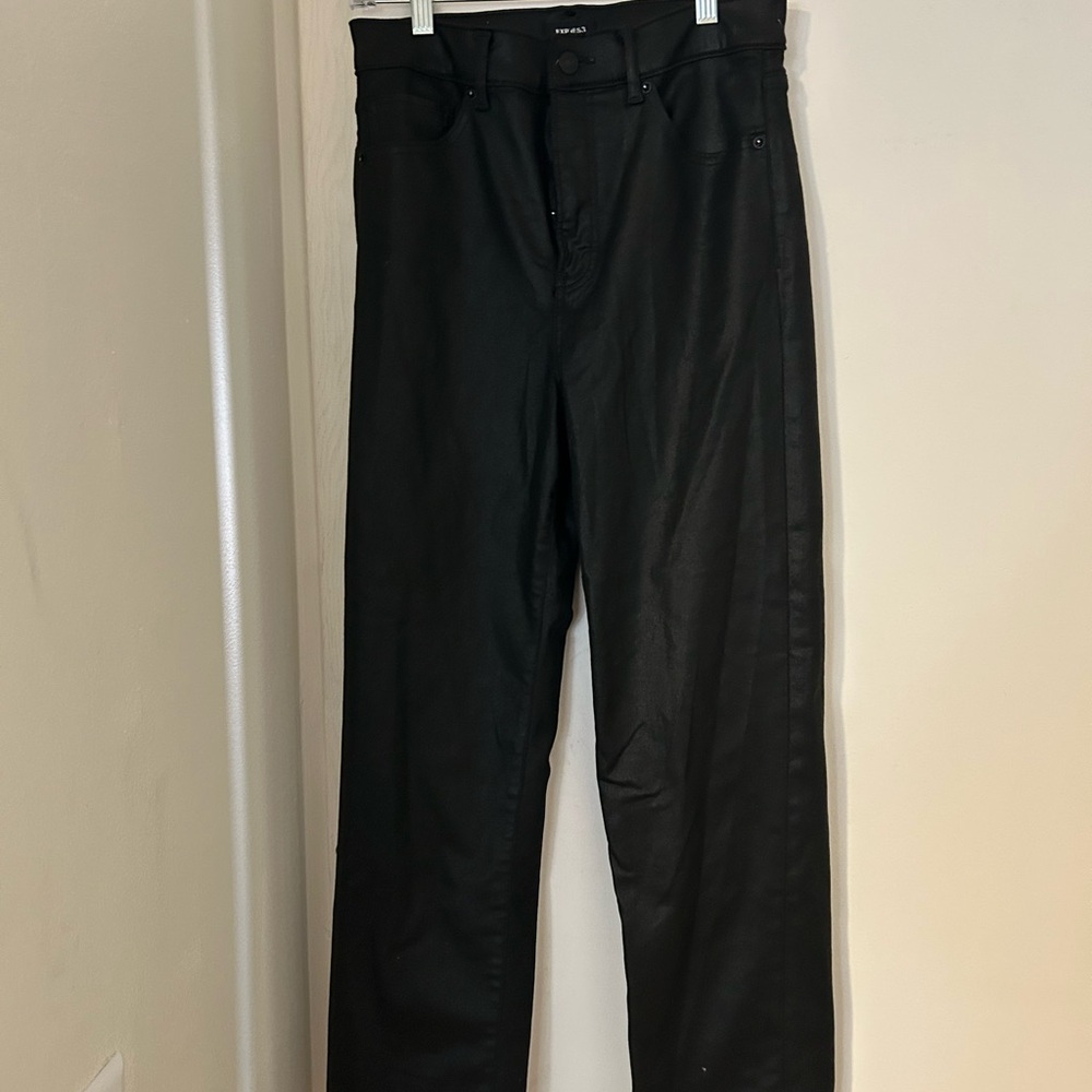 Express Women's Classic Black Straight-Leg Pants